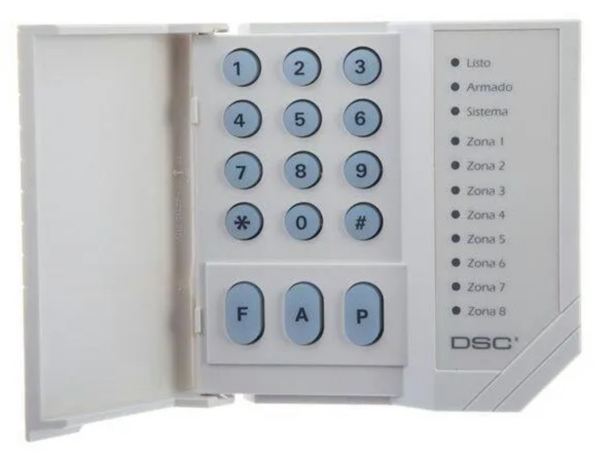 PANEL 4-8 ZONAS INCLUYE TECLADO 1555 Y CAJA