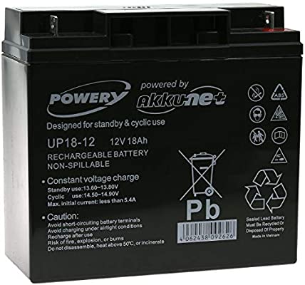 BATERIA 12V 18 AMP