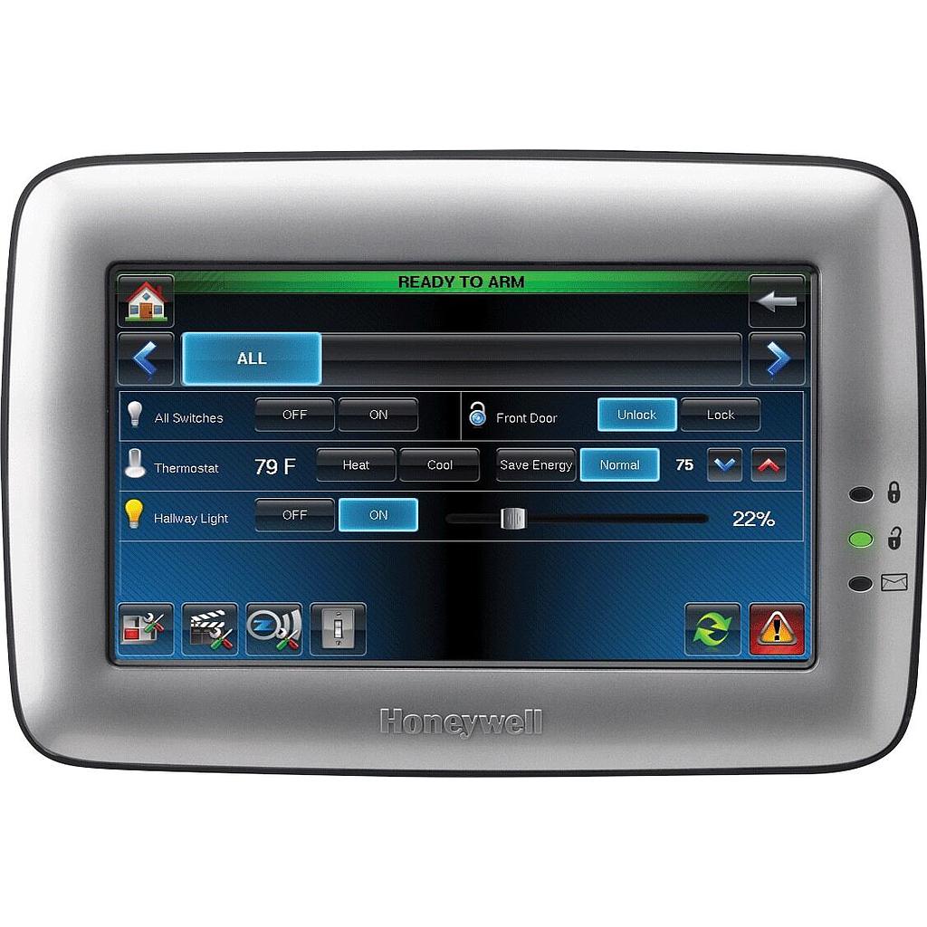 TECLADO TUXEDO TOUCH WIFI PARA PANEL DE ALARMA VISTA / PLATEADO