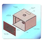GABINETE CERRADO 9UR (470*540*500)